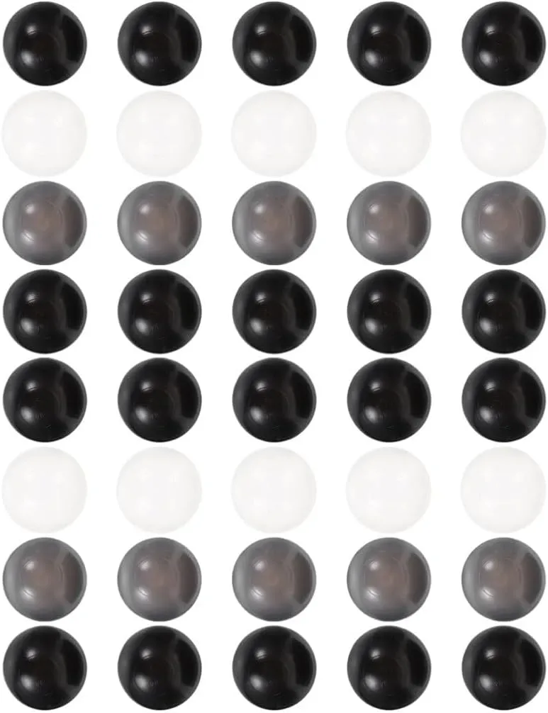 Vaguelly 100pcs Boys and Girls Soft Beach Balls Round Pits Balls for Play for Bathtub Educational Swimming Toys Set