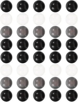 Vaguelly 100pcs Boys and Girls Soft Beach Balls Round Pits Balls for Play for Bathtub Educational Swimming Toys Set