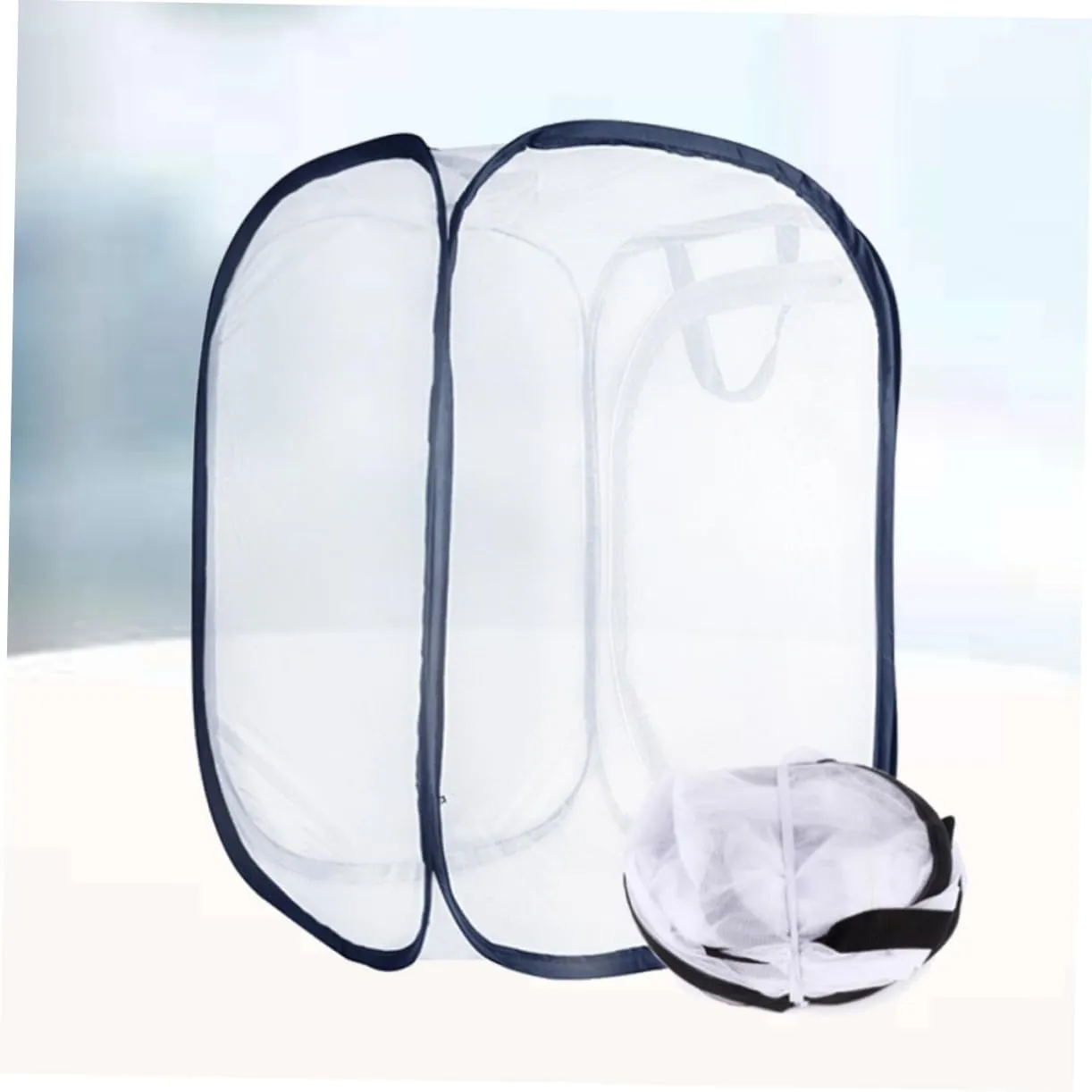 Vaguelly Foldable Catching Kit 30x30cm Tent Butterfly Habitat Boys and Girls House Outdoor Toys Random Color