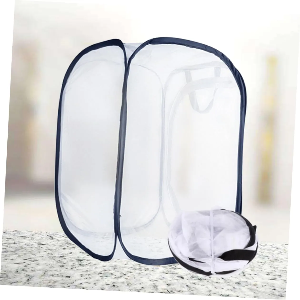 Vaguelly Foldable Catching Kit 30x30cm Tent Butterfly Habitat Boys and Girls House Outdoor Toys Random Color