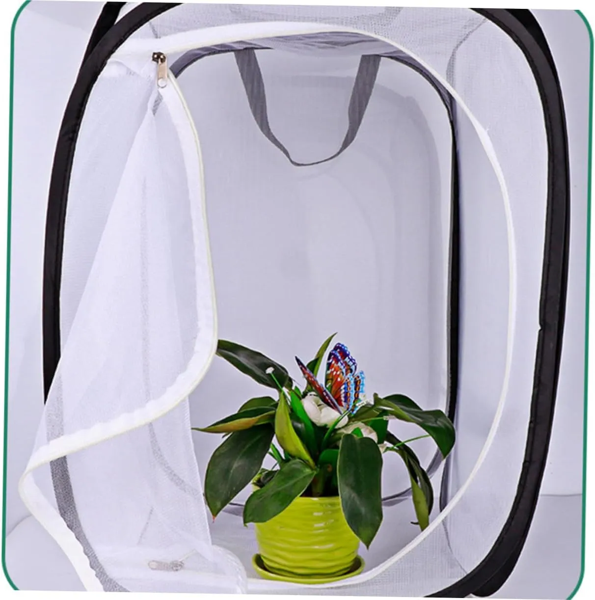 Vaguelly Foldable Catching Kit 30x30cm Tent Butterfly Habitat Boys and Girls House Outdoor Toys Random Color