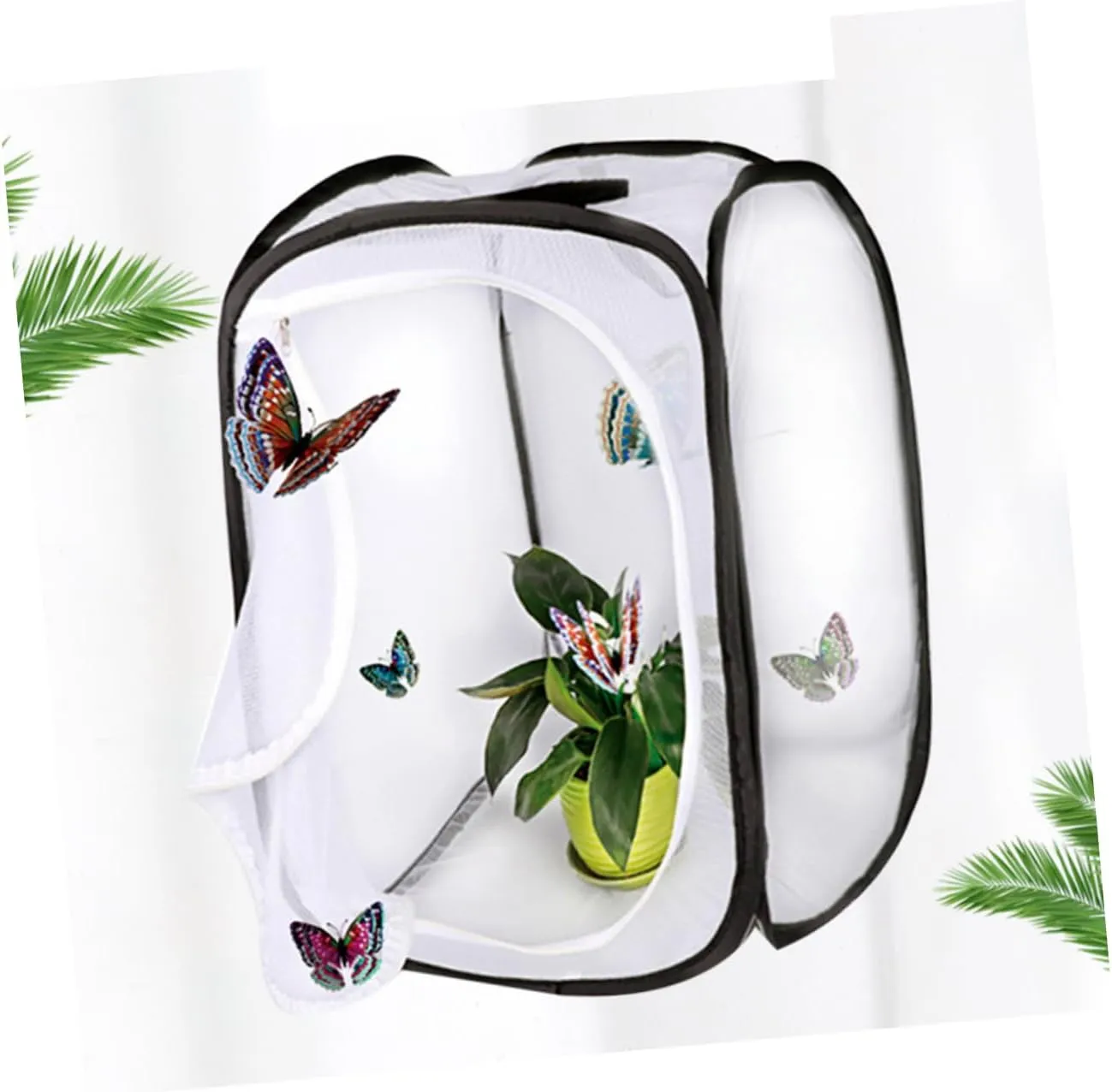 Vaguelly Foldable Catching Kit 30x30cm Tent Butterfly Habitat Boys and Girls House Outdoor Toys Random Color