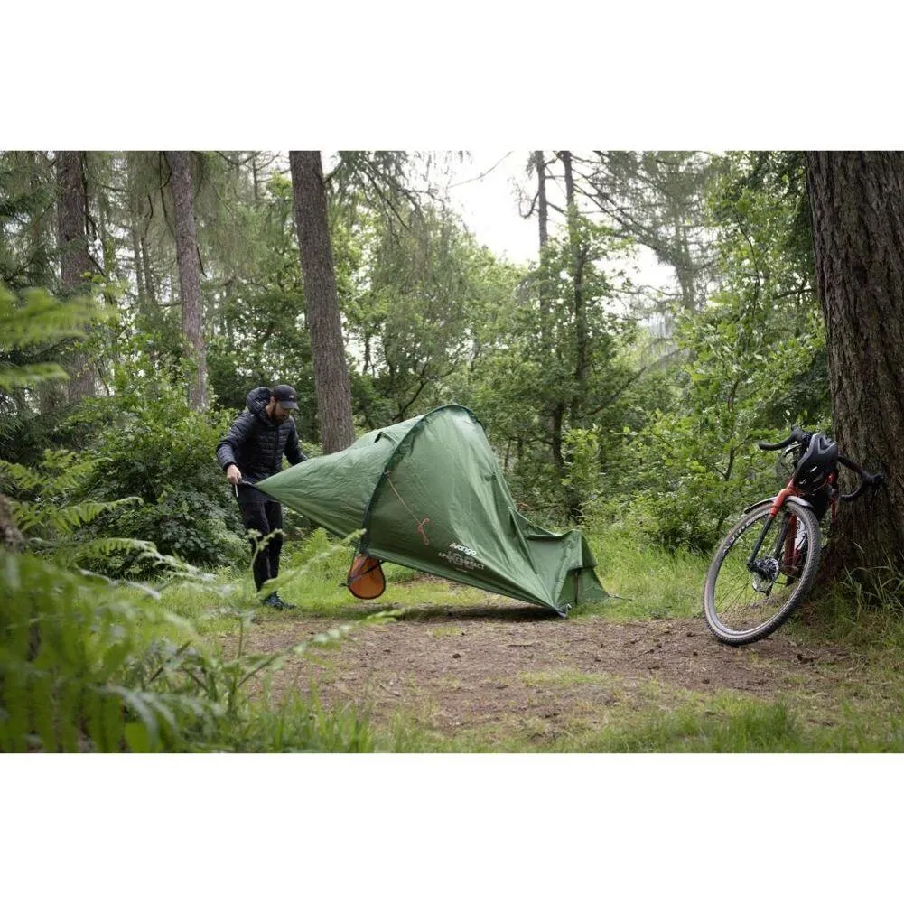 Vango Apex Compact 100 Tent - 1 Man Lightweight Tent (Forest Green)