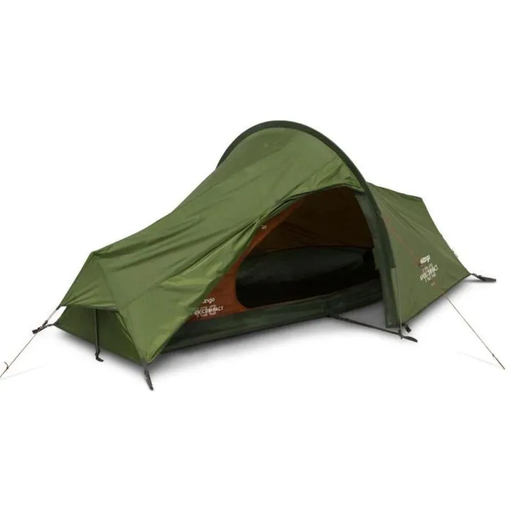 Vango Apex Compact 100 Tent - 1 Man Lightweight Tent (Forest Green)
