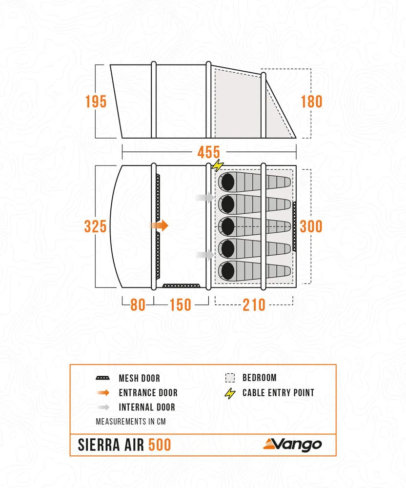 Vango Sierra Air 500 Tent 2025