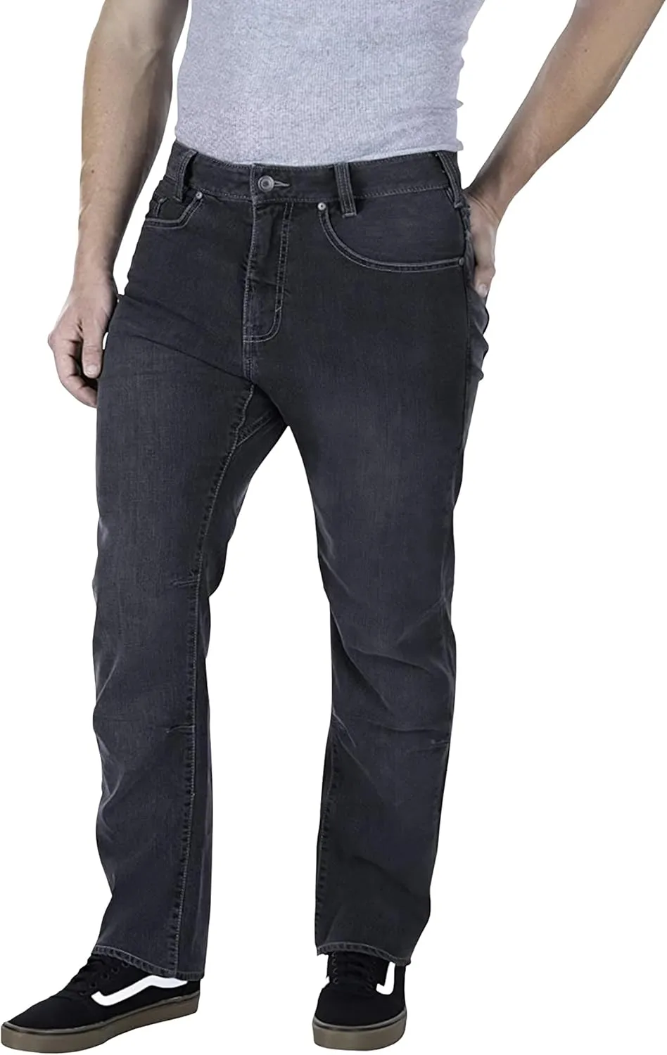 Vertx Defiance Mens Tactical Jeans, Stretch, Relaxed Fit Heavy-Duty Pants with 11 Pockets for EDC CCW Outdoor Gear