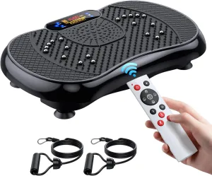 Vibration Plate Exercise Machine, PBYRD Lymphatic Drainage Machine for Weight Loss, Full Body Workout Vibrate Fitness Platform, Helps Toning Shaping Wellness Home Gyms Workout - Max User Weight 330lbs