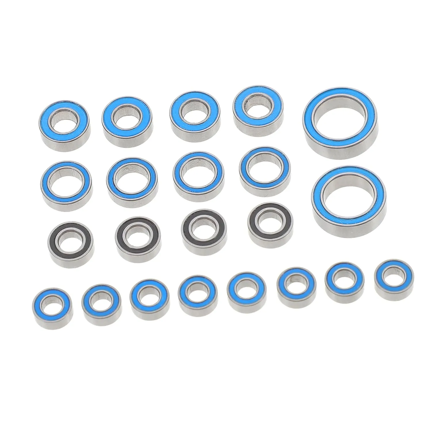VICASKY 3sets Precision Bearings for Remote-Control Racing Cars Upgrade Kit Compatible Material for Durability Enhanced Stability Smoothness for Crawler Models