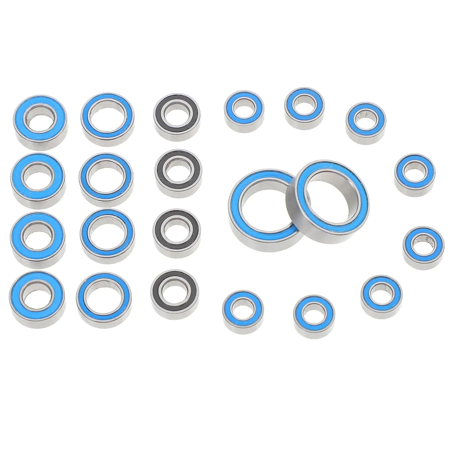 VICASKY 3sets Precision Bearings for Remote-Control Racing Cars Upgrade Kit Compatible Material for Durability Enhanced Stability Smoothness for Crawler Models