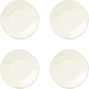 Vietri Italian Lastra Collection Dinnerware Sets (Linen, Dinner Plates, Set of 4)