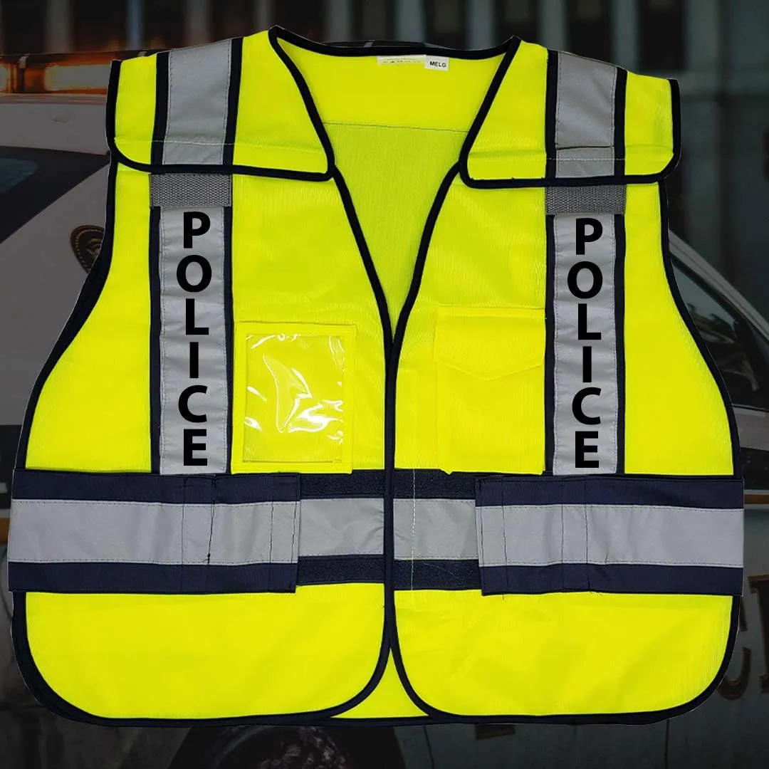 VIEWBRITE Reflective Class 2 Fire Vest Lime Green - 5 Point Breakaway High Visibility Yellow Fire Fighter Vest