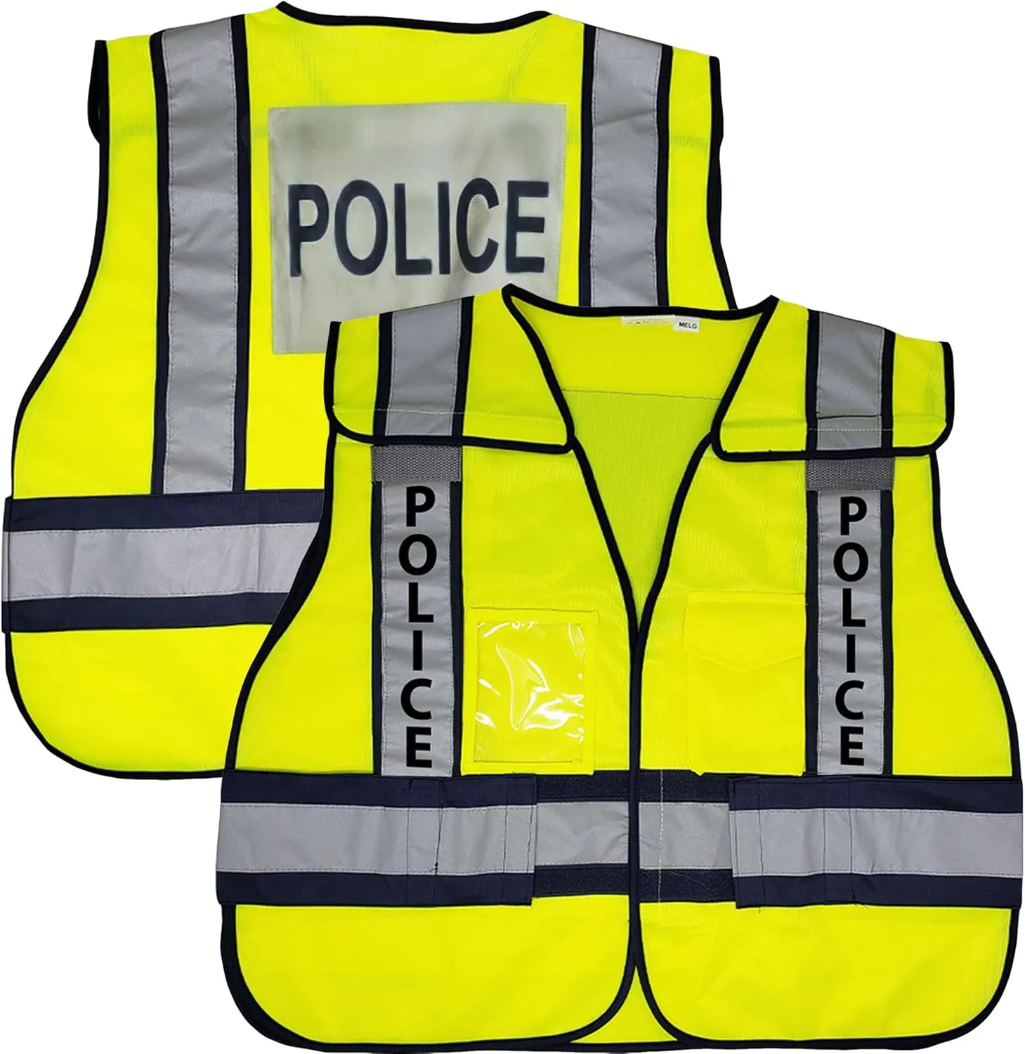 VIEWBRITE Reflective Class 2 Fire Vest Lime Green - 5 Point Breakaway High Visibility Yellow Fire Fighter Vest