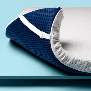 ViscoSoft 3 Inch Memory Foam Mattress Topper Cal King - Select High Density Ventilated Mattress Pad - Premium Removable Rayon Cover