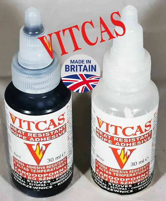 VITCAS Rope Adhesive Glue Seal Heat Resistant Glue 30ml White or Black