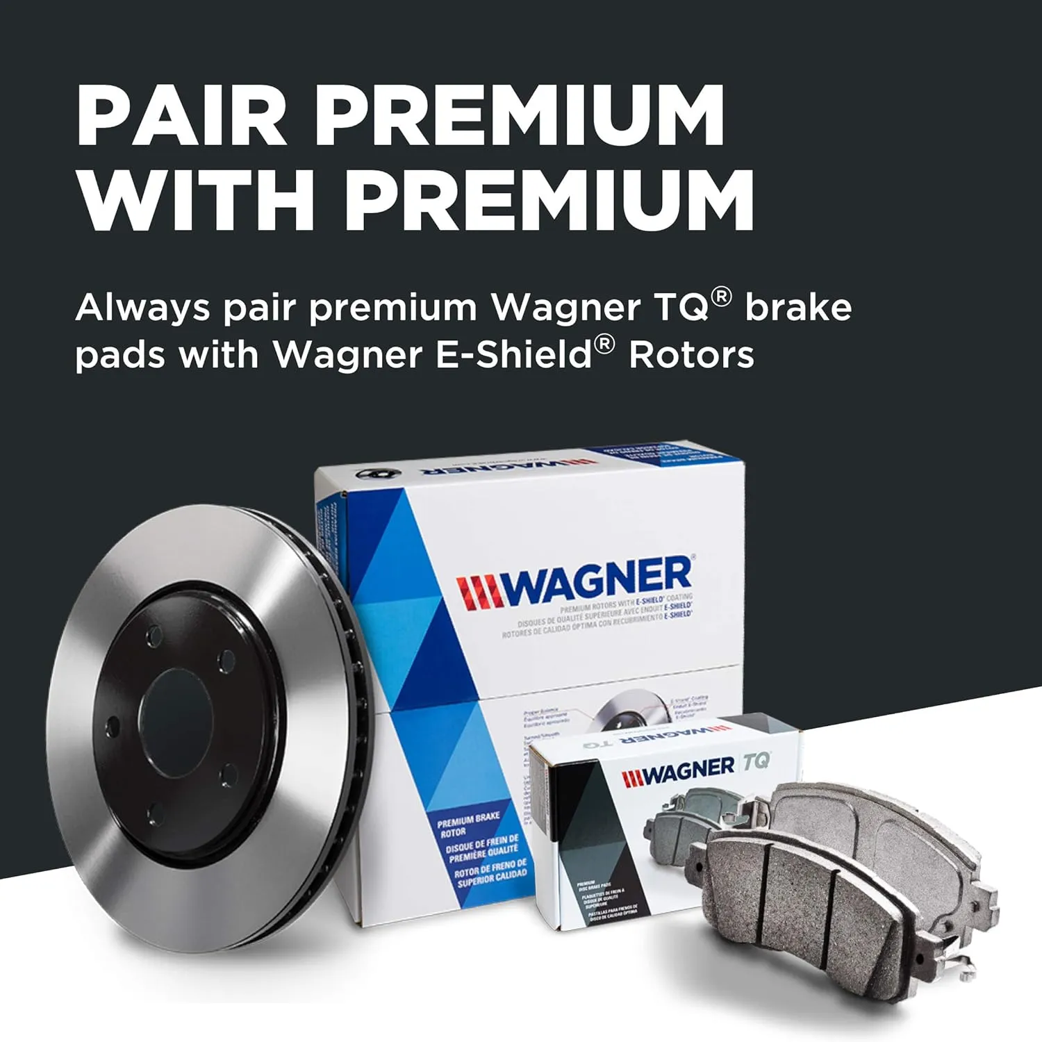 Wagner ThermoQuiet QC430 Ceramic Disc Brake Pad Set