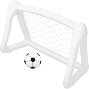 Wakauto 1 Set Inflatable Soccer Goal for Portable Backyard Training Equipment Easy to Install for Family Interaction and Outdoor Play Football Practice for All Ages
