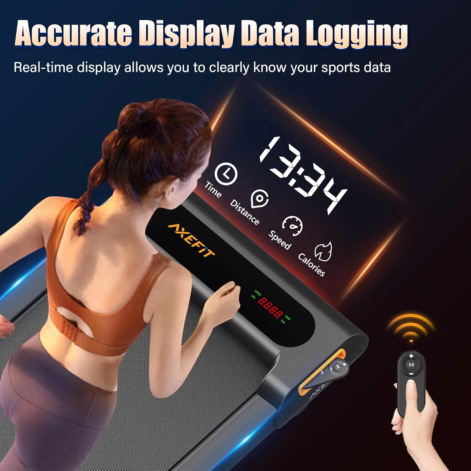 Walking Pad Under Desk Treadmill for Home Office - 2 in 1 Quiet Portable Treadmill for Walking and Jogging with Remote Control, LED Display, 2.5HP