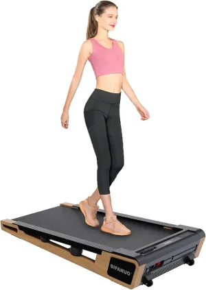 Walking Pad Under Desk Treadmill Small Compact Walking Treadmill with Incline 5° Fit Standing Desk