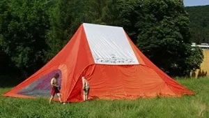 Waterproof Event Family Camping Beach Yard Patio Party Double Star Stretch Tent (Size: 40x30x16ft.)