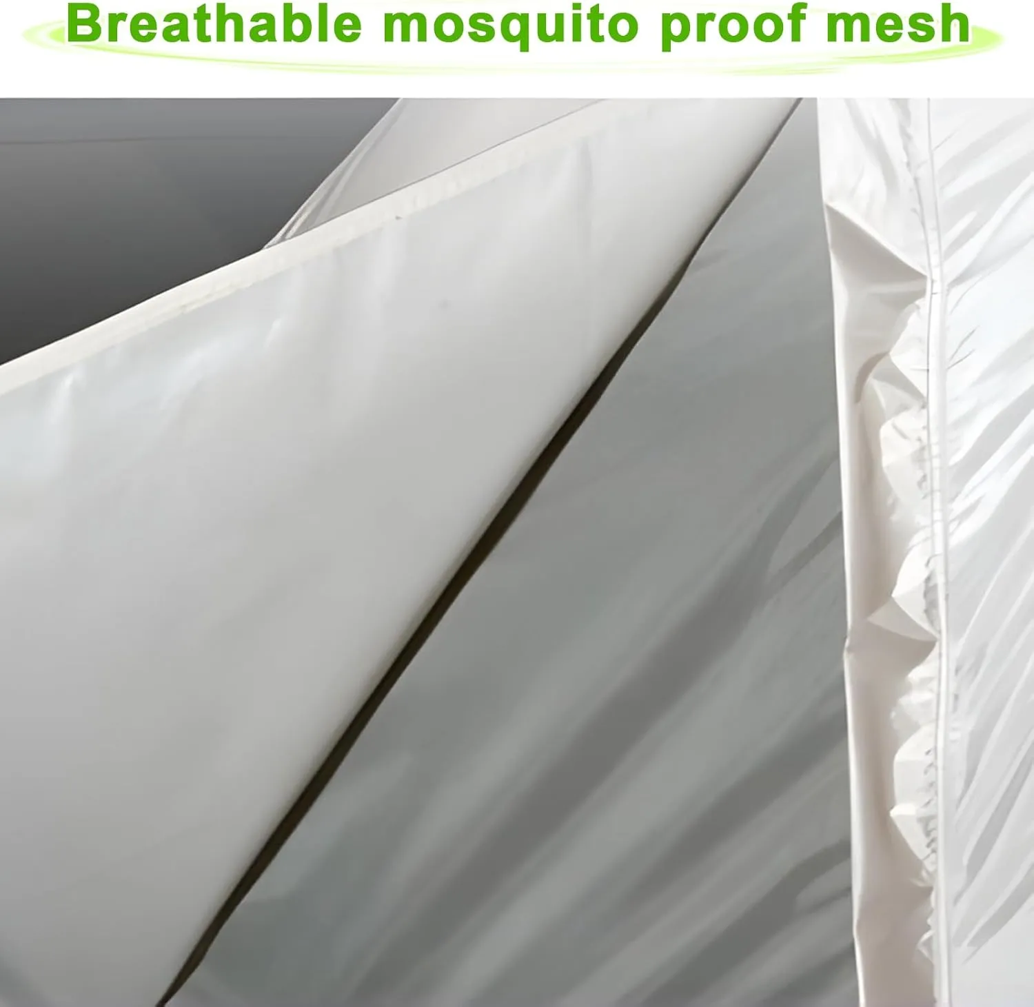 Waterproof Windproof Inflatable Tent with Quick Blow-Up Setup, 1-6 Person Glamping Air Tent with Spacious Cabin Design, Family Camping Tent House for All-Weather Adventures Beige 300cm