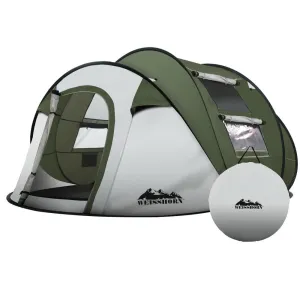 Weisshorn Instant Up Camping Tent 4-5 Person Pop up Tents Family Hiking Beach Dome-TAS_Metro