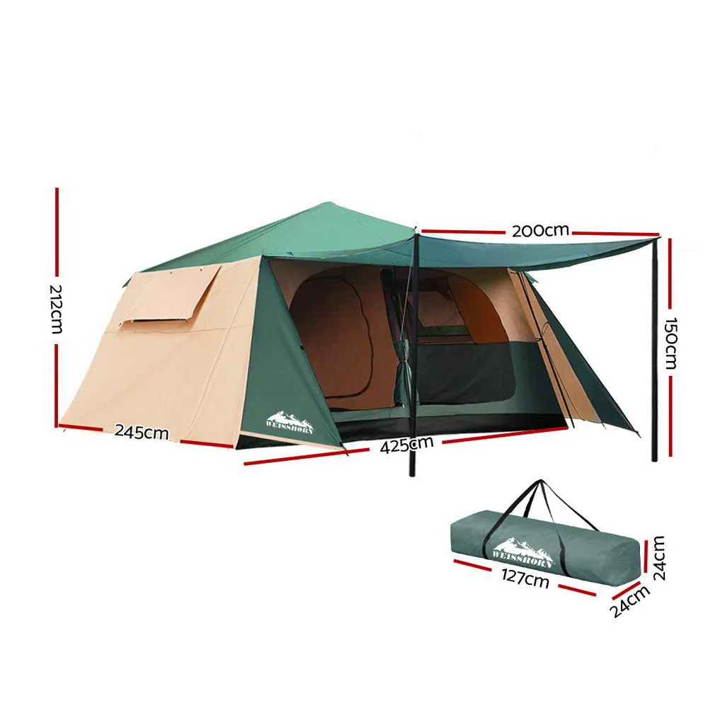 Weisshorn Instant Up Camping Tent 8 Person Pop up Tents Family Hiking Dome Camp-TAS_Rural