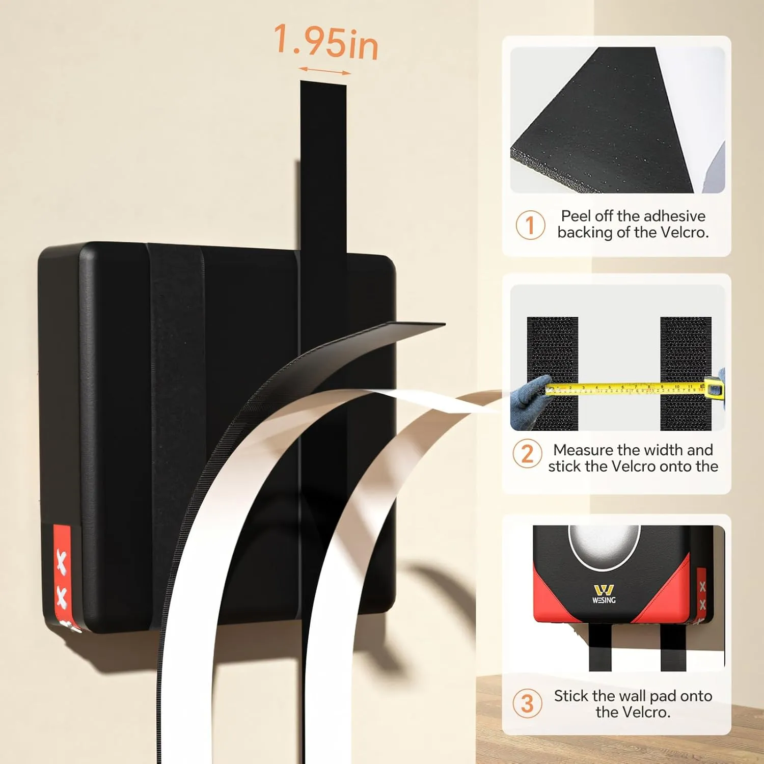 WESING Wall Focus Target Punch Boxing Bag Mat for Martial Arts