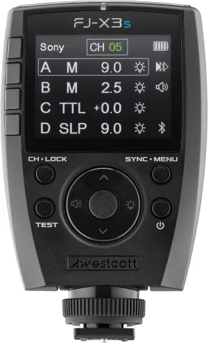 Westcott FJ-X3 S Wireless Flash Trigger Compatible with Sony (Dedicated Hot Shoe Mount) for FJ Wireless System Control
