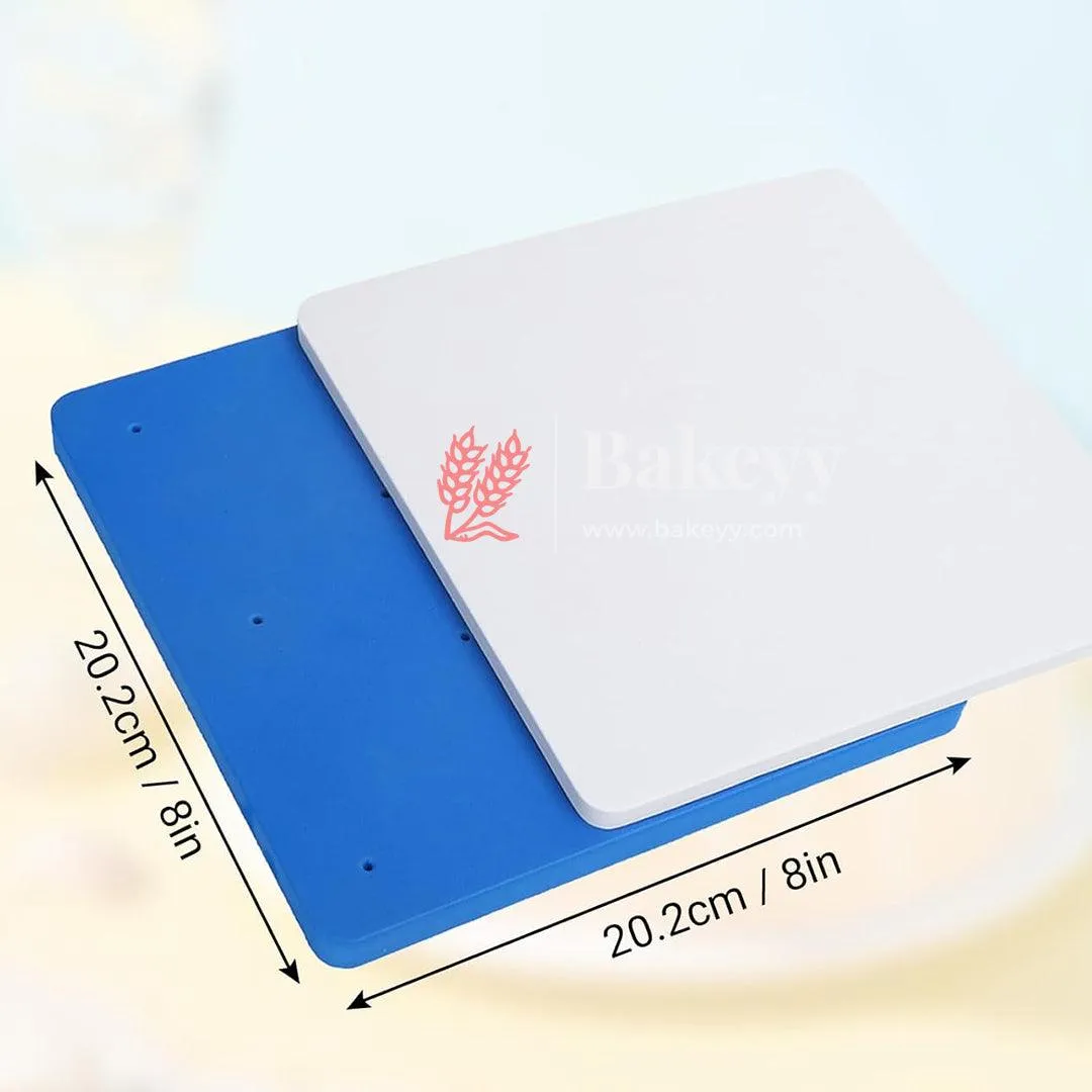 White and Blue Foam Pads | Fondant Flower Modeling Kit | Foam Pads or Cake Decoration|