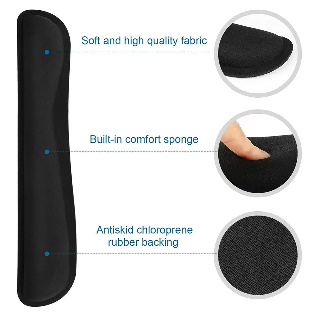 Widen Memory Foam Mouse Pad & Keyboard Wrist Support