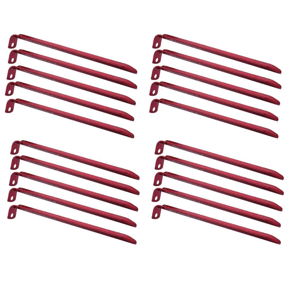 Wild Country (By Terra Nova) Aluminium Alloy V-Angle Peg - 20 Pack