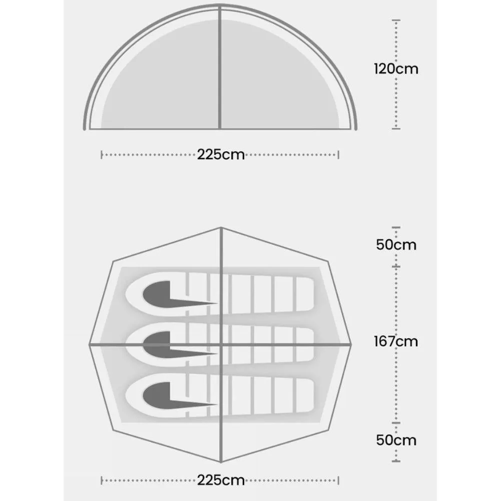 Wild Country Helm Compact 3 Tent - 3 Man Tent (2025)