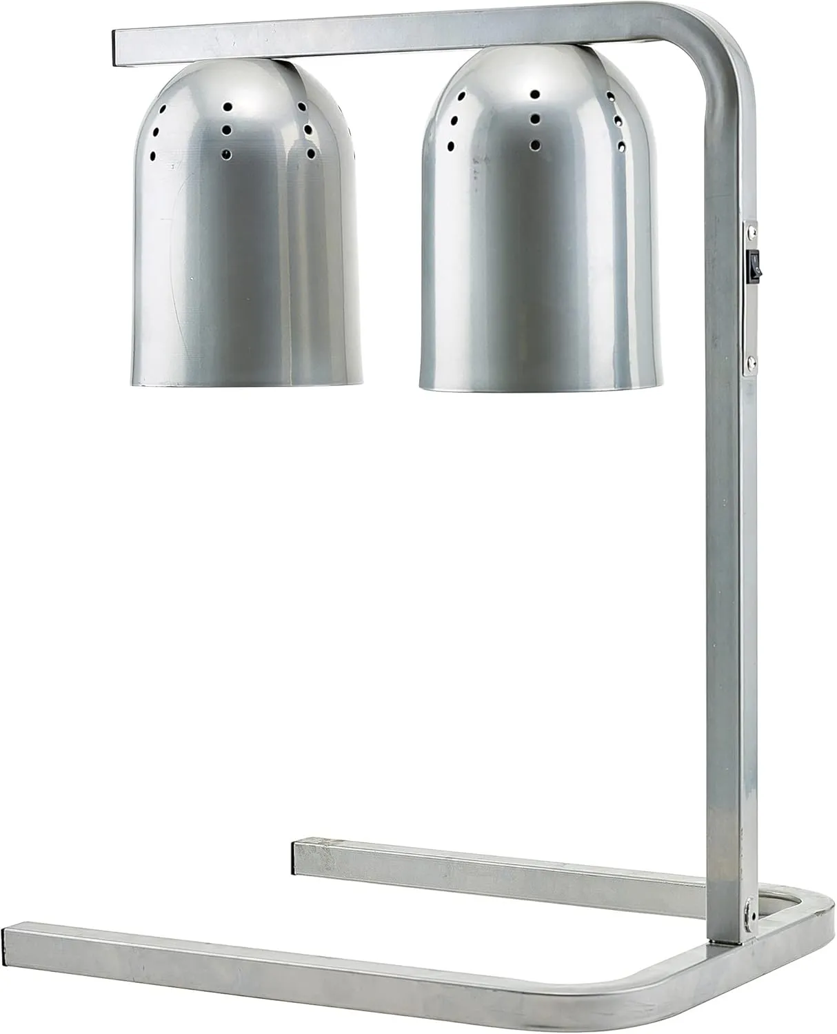 Winco EHL-2C Stainless Steel Electric Heat Lamp,Silver