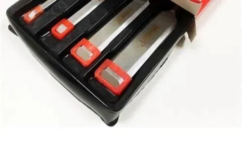 Wood Chisel Set Woodworking Bevel Edge Hand Carpentry 4PC - 1/4 1/2 3/4 1"