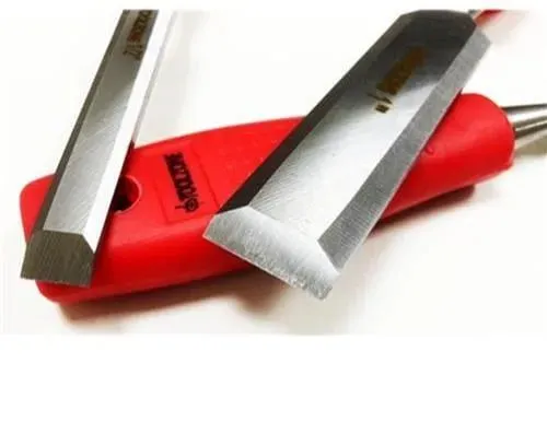 Wood Chisel Set Woodworking Bevel Edge Hand Carpentry 4PC - 1/4 1/2 3/4 1"