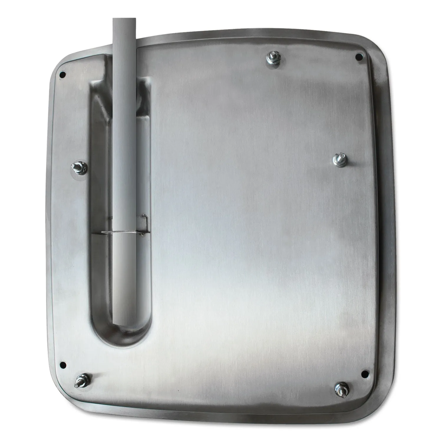 WORLD DRYER® VERDEdri Hand Dryer Top Entry Adapter Kit, 1.25 x 14.38 x 13.5, Stainless