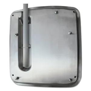 WORLD DRYER® VERDEdri Hand Dryer Top Entry Adapter Kit, 1.25 x 14.38 x 13.5, Stainless