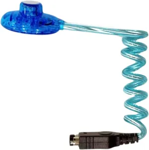 Worm Light for Gameboy Advance Illumination LED Lamps for GBA Console Replacement Screen Light White Plug and Play ABS, Blue