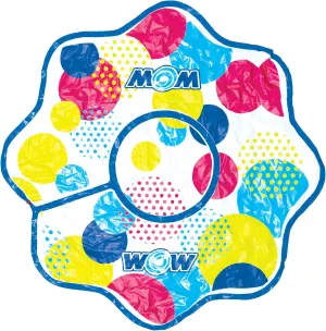 WOW Sports Dot Spray Pad, 12 Feet Inflatable Splash Zone With Water Sprinkler, Backyard Summer Party Accessory, Fun For Kids & Adults