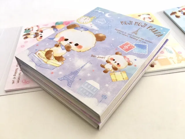X 08434 Crux Moji Moji Panda Sticky Note Pads-DISCONTINUED