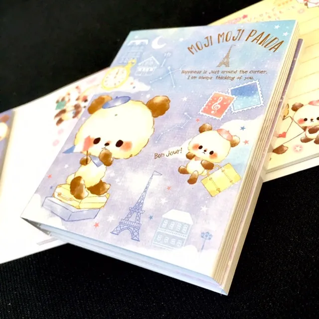 X 08434 Crux Moji Moji Panda Sticky Note Pads-DISCONTINUED