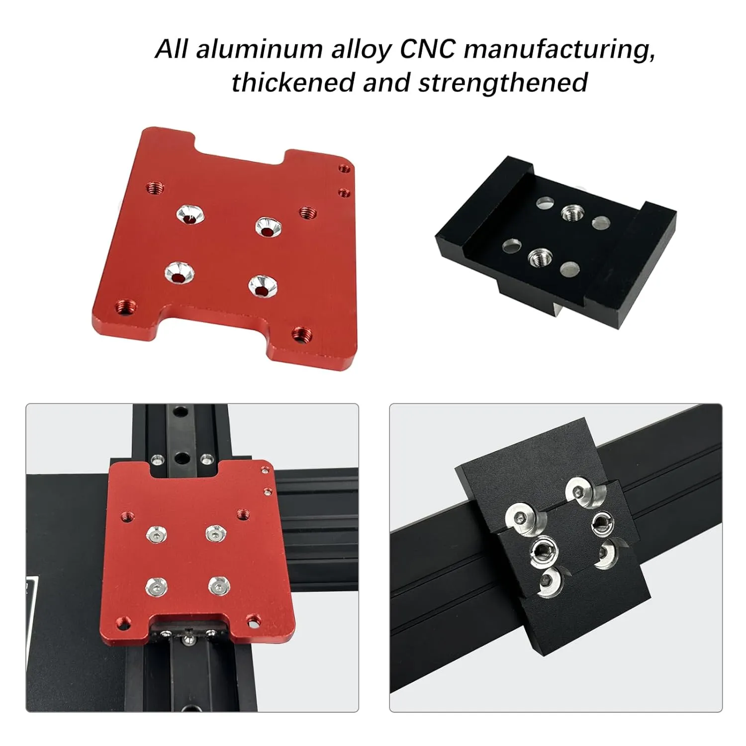 Y-axis MGN12H Linear Rail Guide Kit V3.2 Ender 3/3 pro/3 neo 3D Printers Upgrade Include Custom 4020 Profile and All Accessories from ChowThink