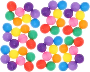 Yardwe 200PCS Crush Pit Balls for Macaron Mixed Color Educational for Playhouses Ball Pits and Pools Safe Pe Material for Play