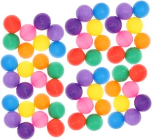 YARNOW 200PCS Crush Ocean Balls for Educational Plastic Macaron Mixed Colors Safe for Play and Coordination Development