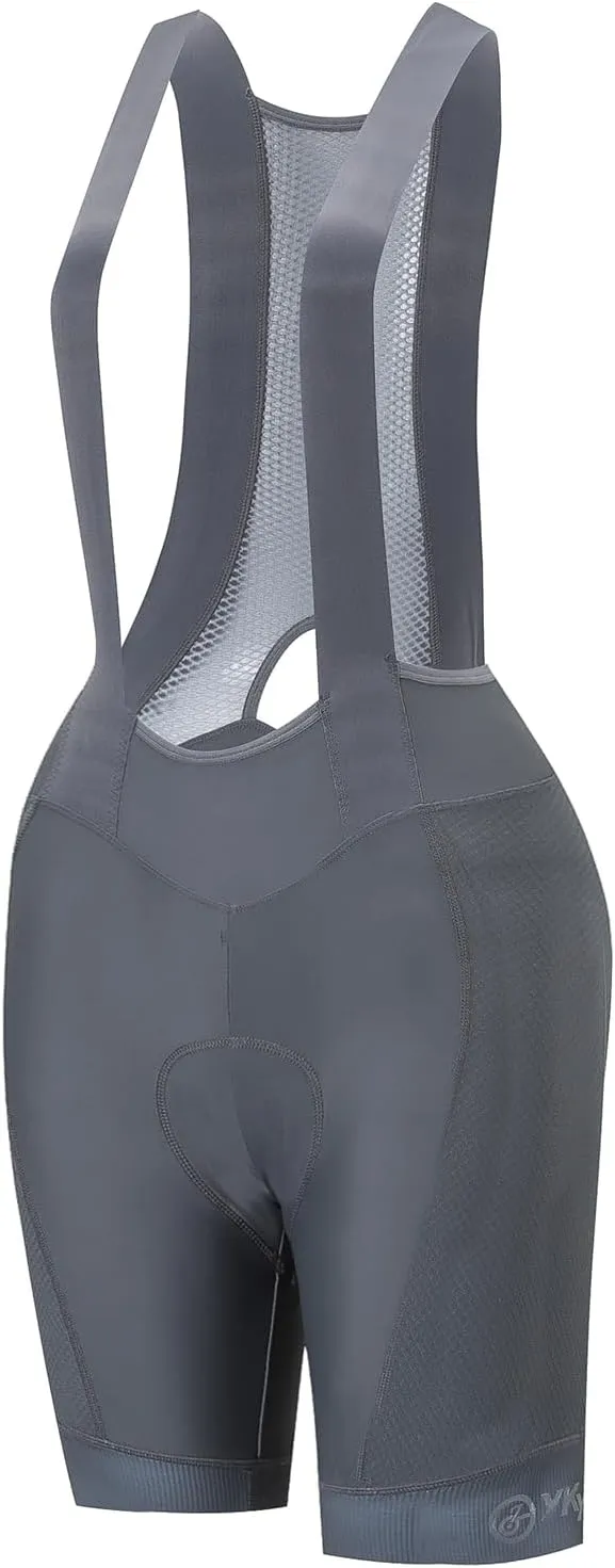YKYWBIKE Cycling Bibs Women,Padded Bike Shorts Women,6 Hours Cycling Bib Shorts,Road Bike Mountain Biking Shorts