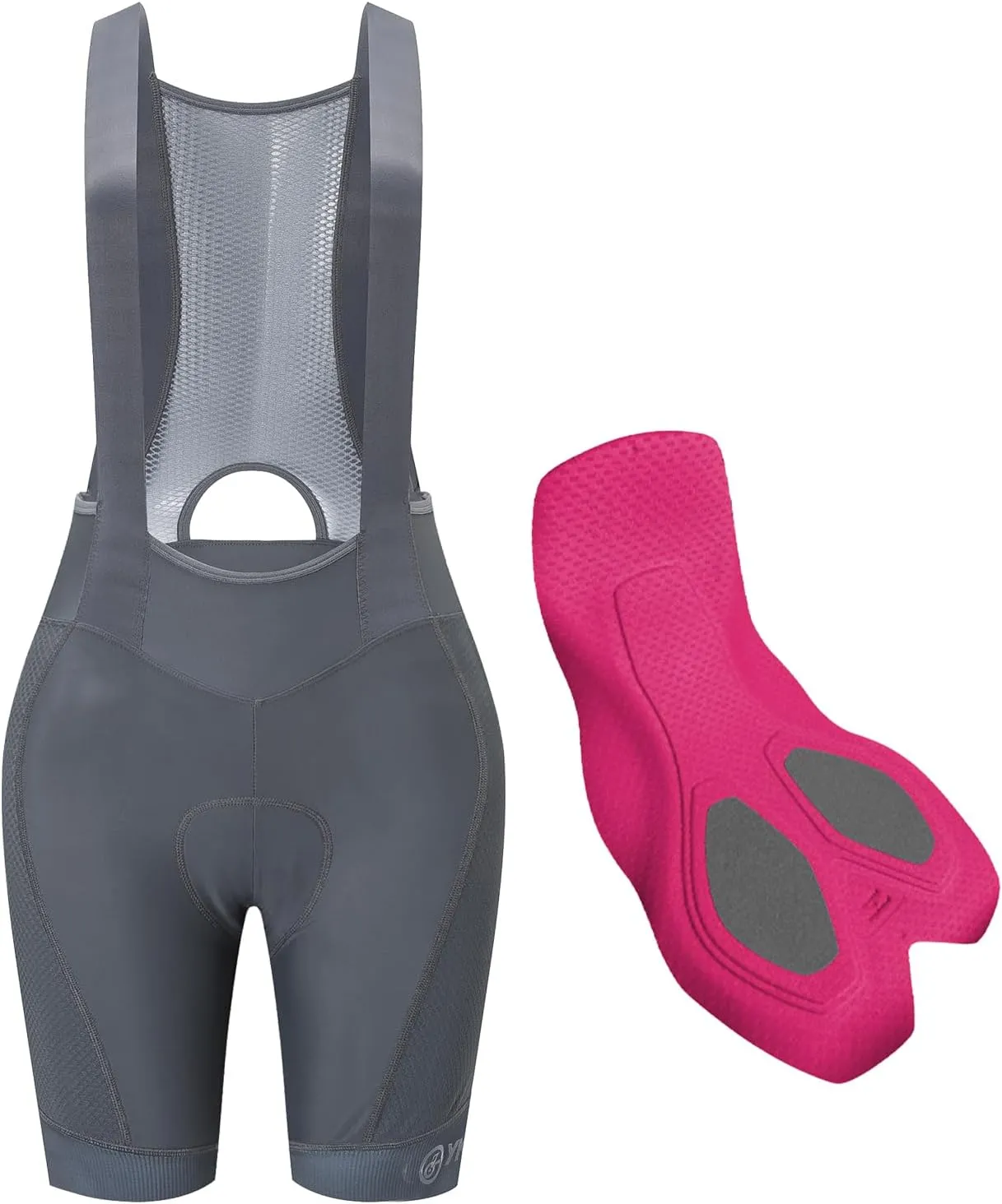 YKYWBIKE Cycling Bibs Women,Padded Bike Shorts Women,6 Hours Cycling Bib Shorts,Road Bike Mountain Biking Shorts