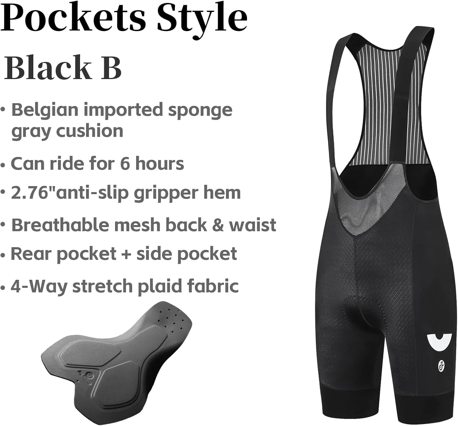 YKYWBIKE Cycling Bibs Women,Padded Bike Shorts Women,6 Hours Cycling Bib Shorts,Road Bike Mountain Biking Shorts