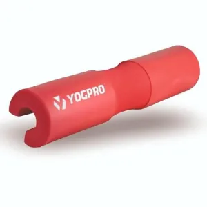 Yogpro Barbell Pad Squat Pad- Shoulder Support for Squats, Lunges & Hip Thrusts ﻿﻿﻿﻿﻿ (Red)