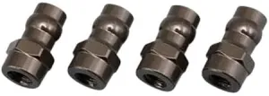 **Yokomo Aluminum Hard Coated Shock Cap Ball Set (4)