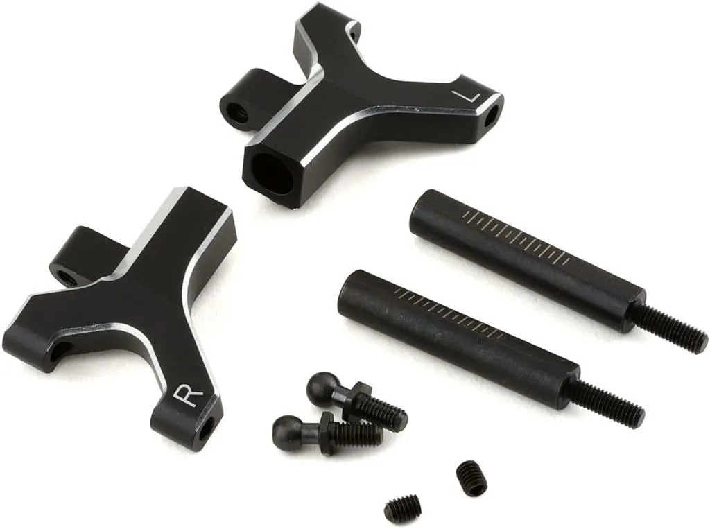 Yokomo Y2-08FSCA Yd-2 Aluminum Front Lower Short a-Arm Set (Black)